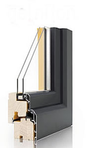 Holz-Metallfenster